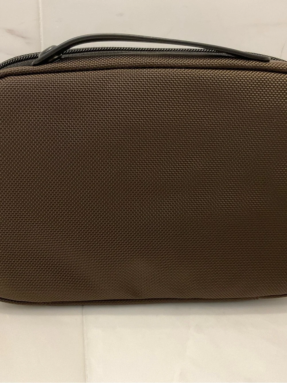 NEW Tumi GEN 4.3 - 8.5” Ballistic Zippered Split Travel Dopp Kit - COFFEE BROWN